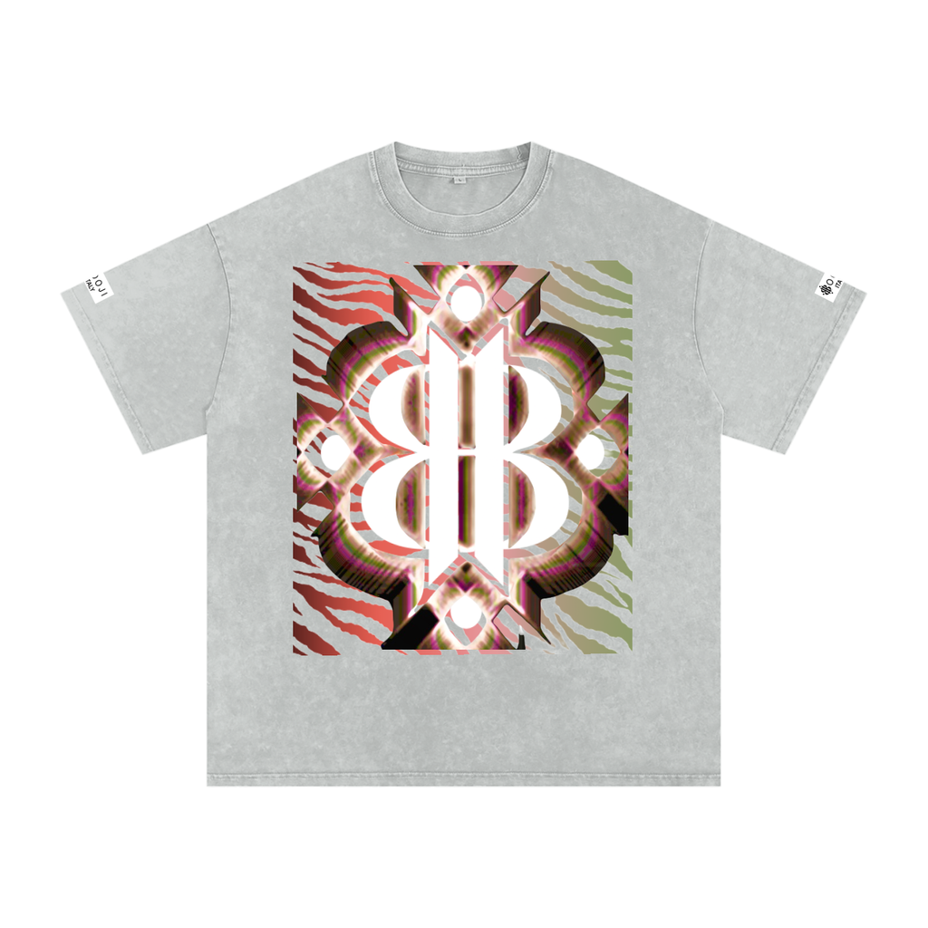 BOOJI ITALY "WILD INFLUENCE" LINE SNOW WASHED T-SHIRT