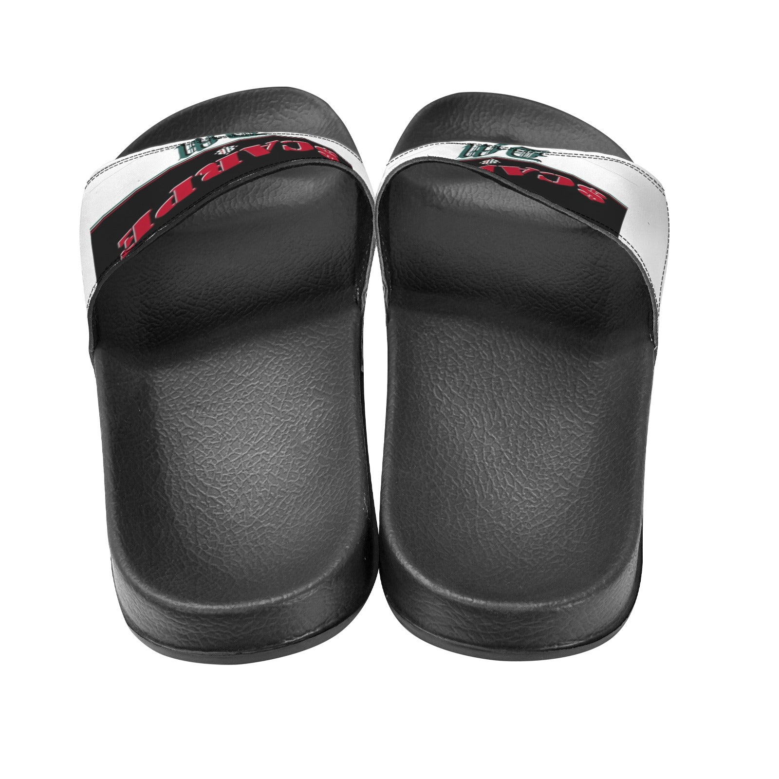 BOOJI ITALY SCARPE DM COLLECTION WOMEN'S BLACK SOLE SLIDES