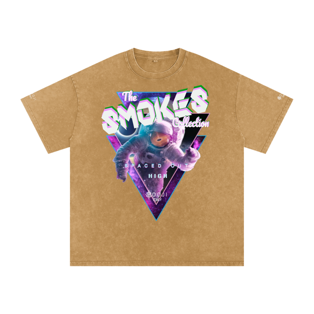 BOOJI ITALY "SMOKES COLLECTION" SNOW WASHED T-SHIRT