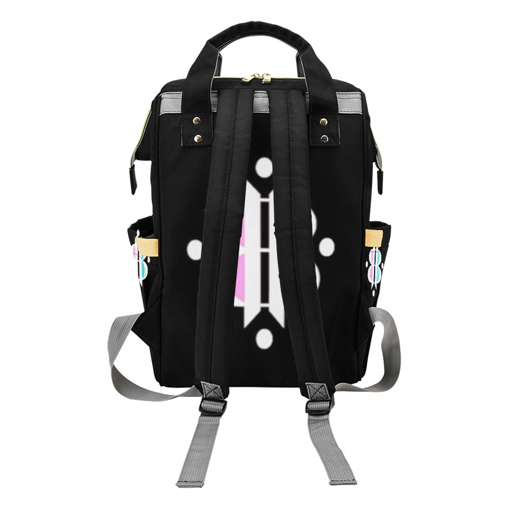 BOOJI INVERTED LOGO PATTERN Multi-Function Backpack(Model1688)