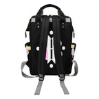 BOOJI ITALY GRAFFITI LOGO 4 EVER $ PATTERN INVERTED DELUXE BACKPACK