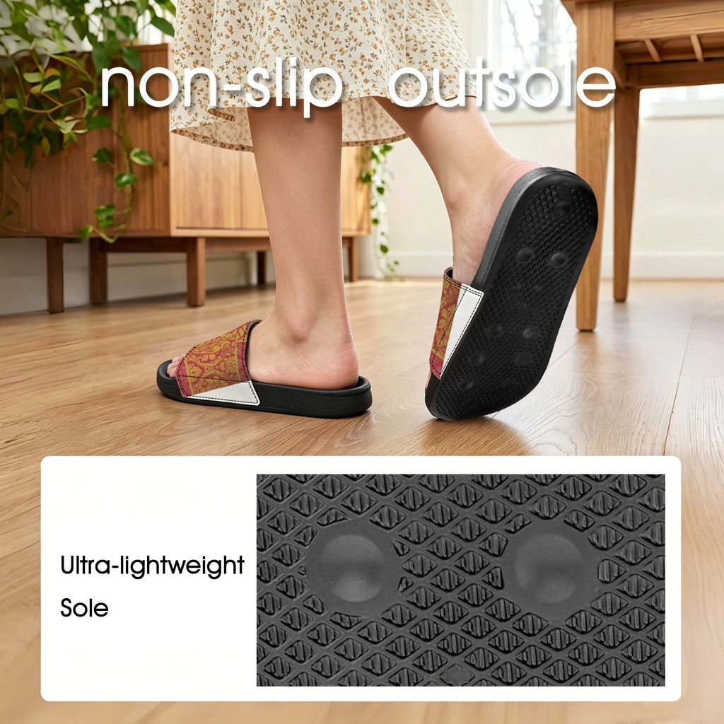 BOOJI ITALY GRAIL'S COLLECTION WOMEN'S BLACK SOLE SLIDES