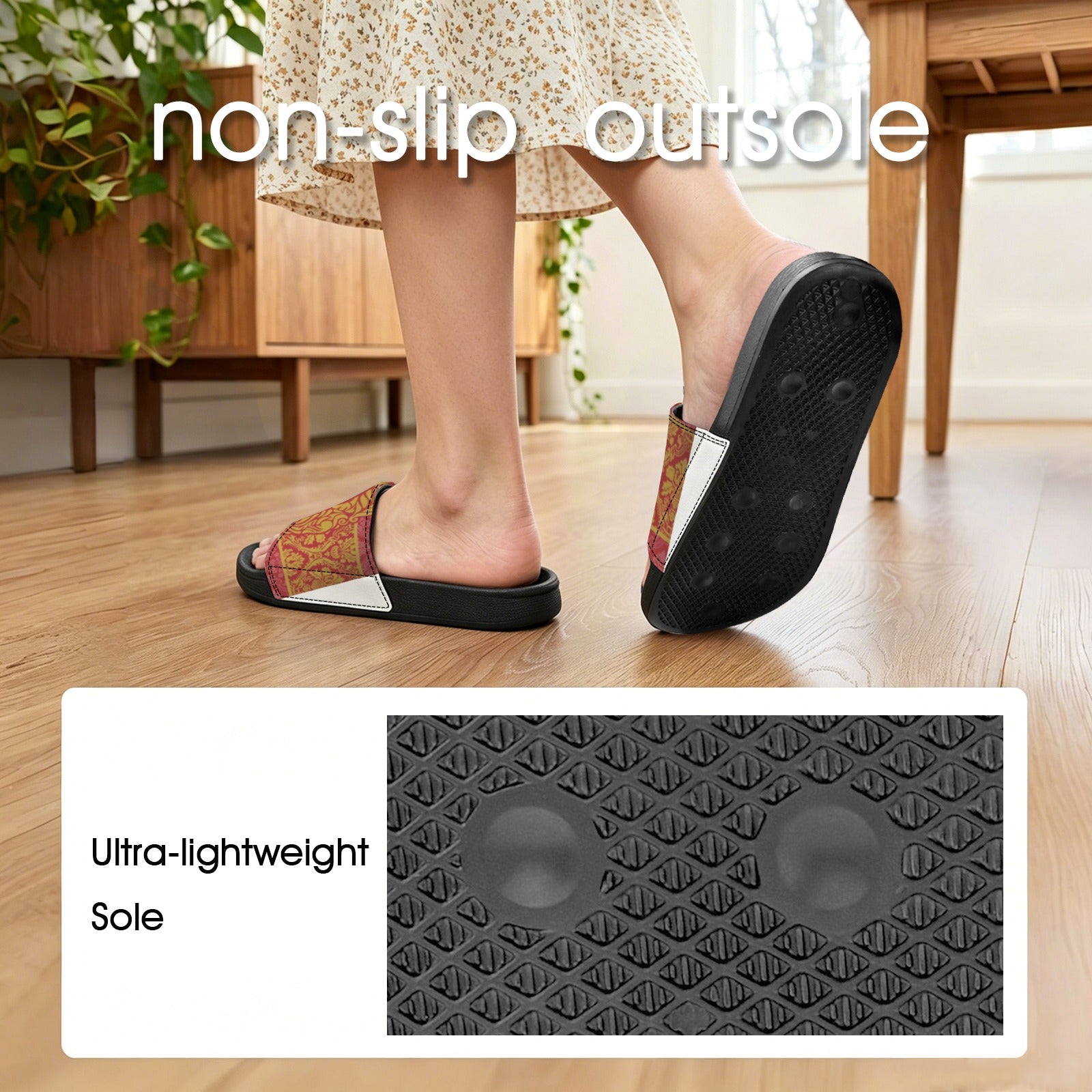 BOOJI ITALY GRAIL'S COLLECTION WOMEN'S BLACK SOLE SLIDES