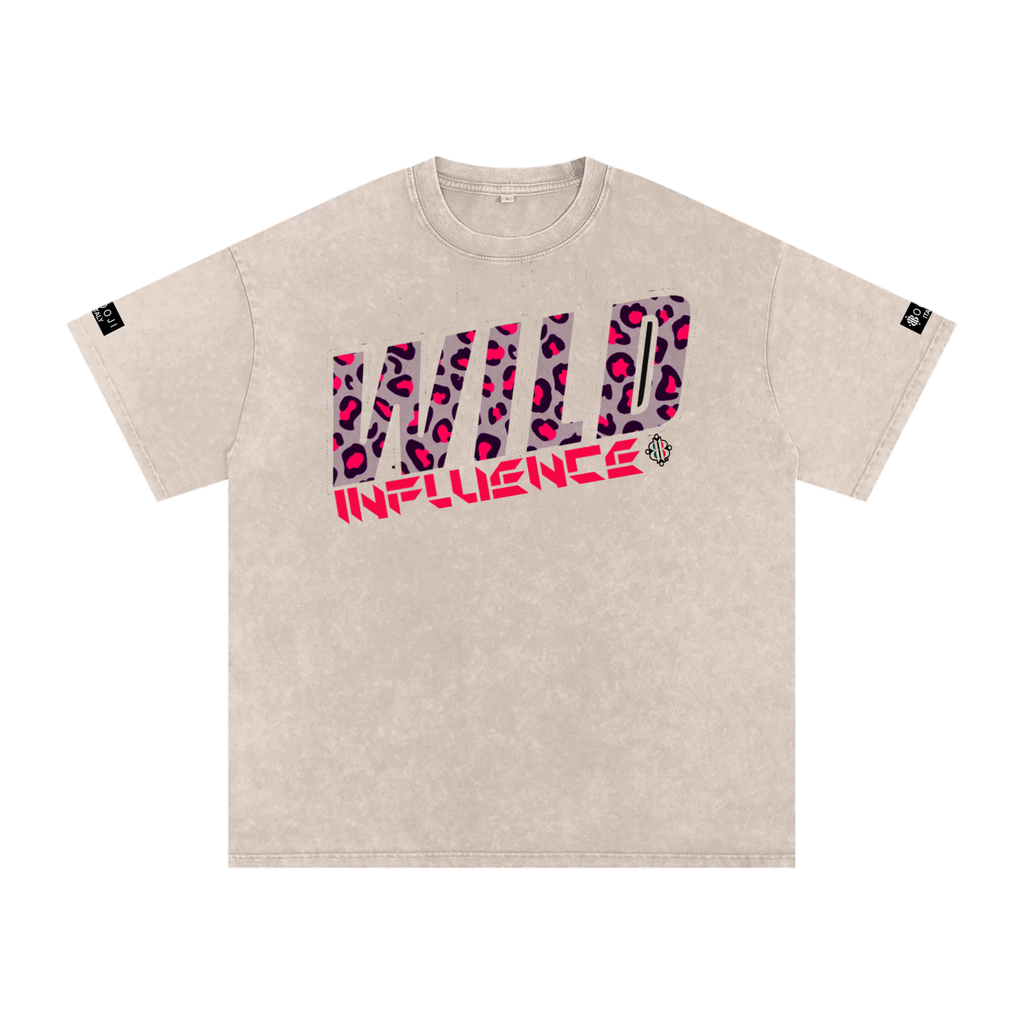 BOOJI ITALY "WILD INFLUENCE" SNOW WASHED T-SHIRT