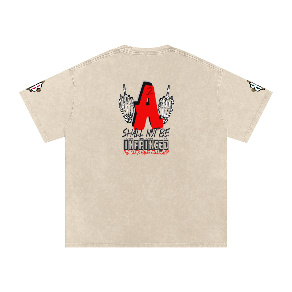 BOOJI ITALY CLICK BANG COLLECTION MENS SNOW WASHED T-SHIRT