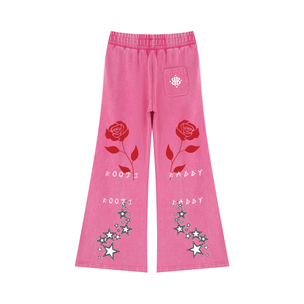 BOOJI ITALY BADDY COLLECTION MATCHING 2 PIECE SWEATSUIT FLARED LEG  SWEATPANTS