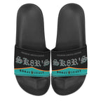 BOOJI ITALY SK8R'S COLLECTION WOMEN'S BLACK SOLE SLIDES