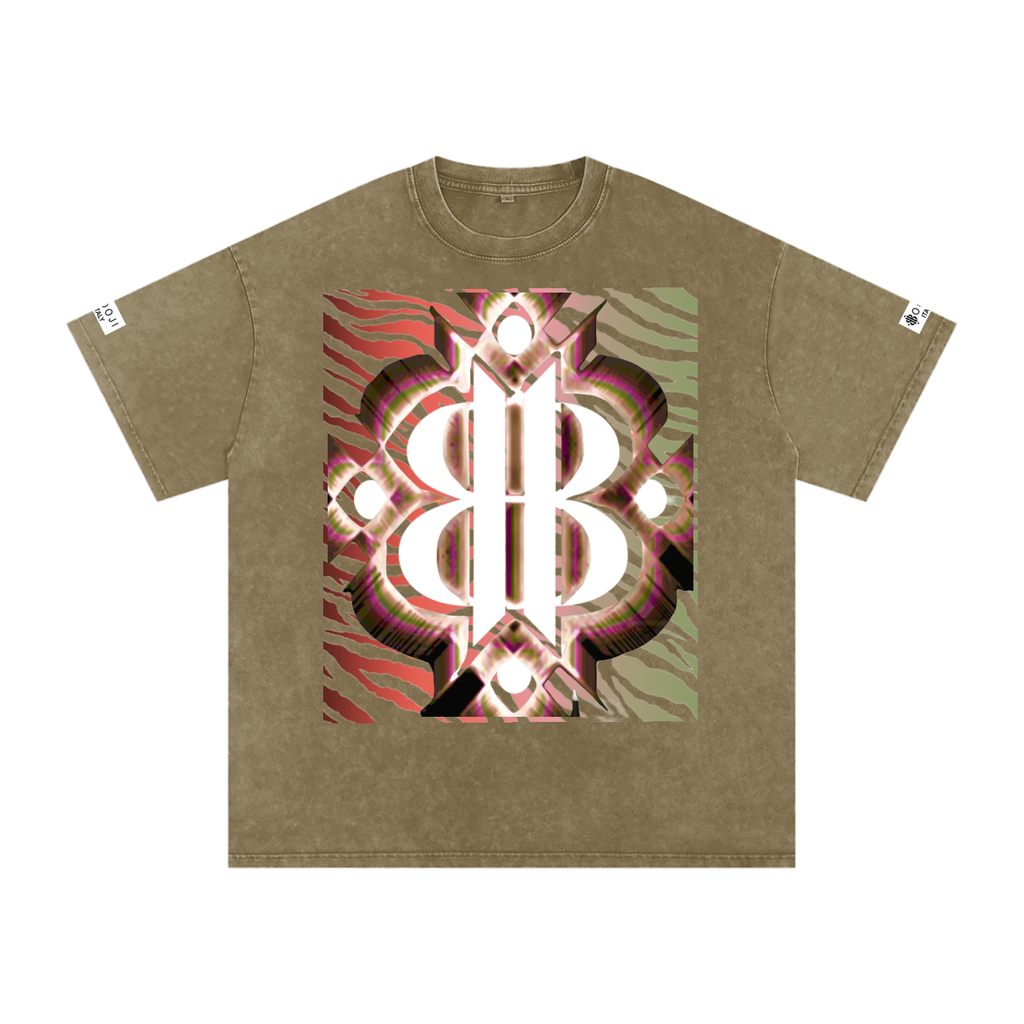 BOOJI ITALY "WILD INFLUENCE" LINE SNOW WASHED T-SHIRT