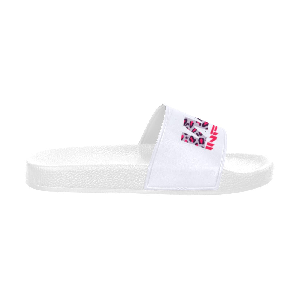 BOOJI ITALY WILD INFLUENCE COLLECTION IN WHITE WOMEN'S WHITE SOLE SLIDES