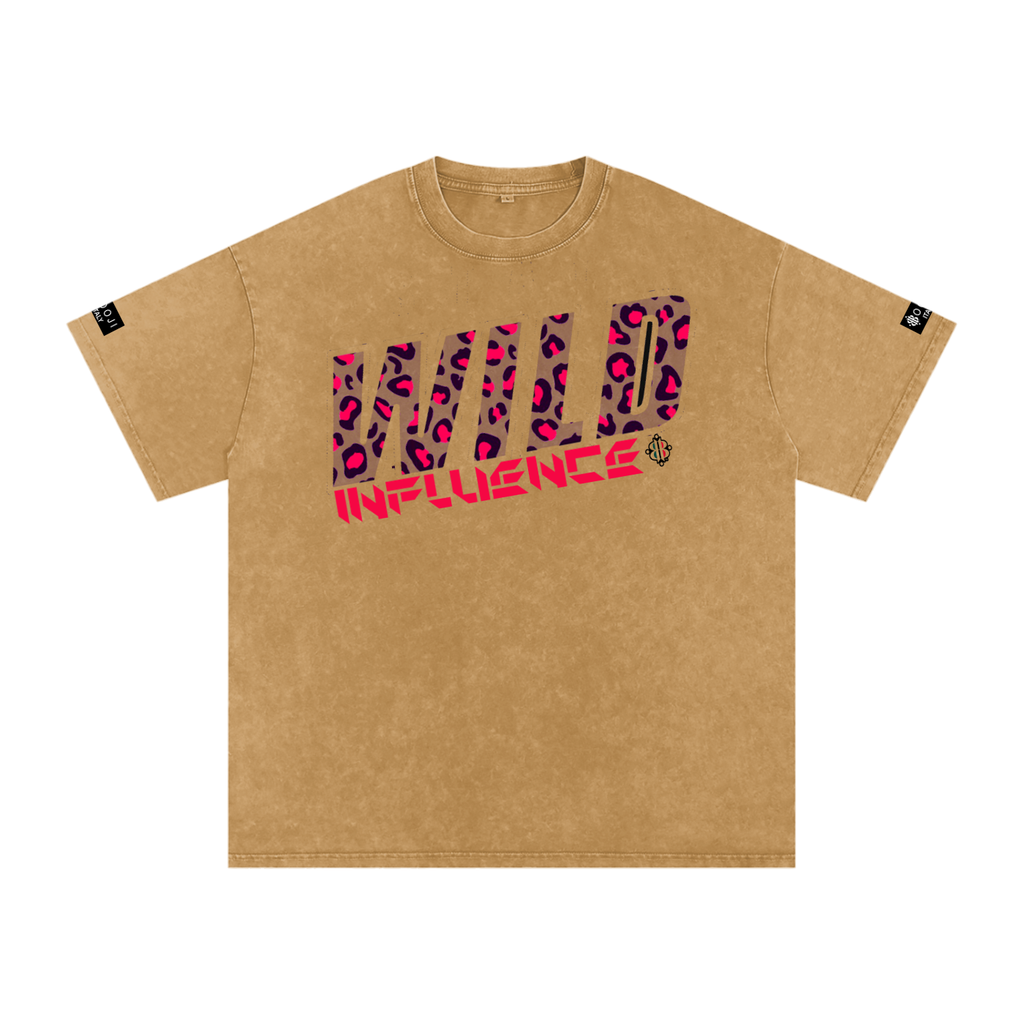 BOOJI ITALY "WILD INFLUENCE" SNOW WASHED T-SHIRT