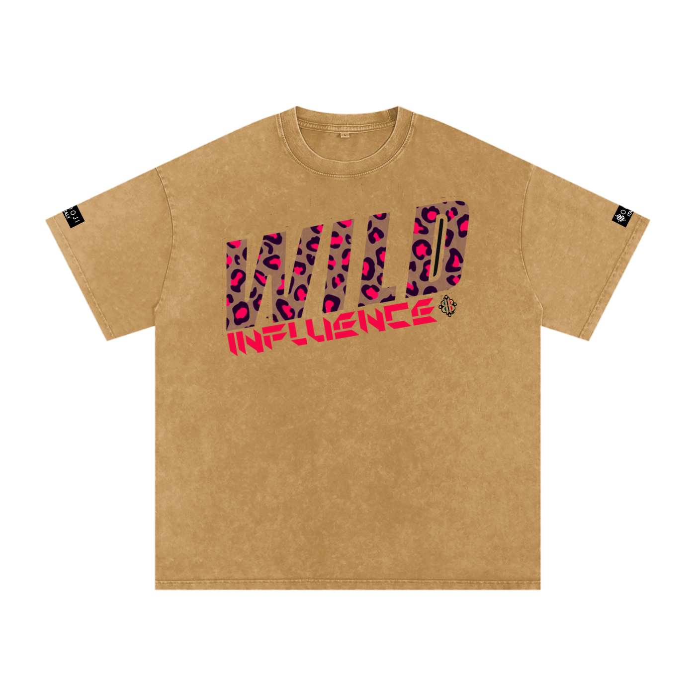 BOOJI ITALY "WILD INFLUENCE" SNOW WASHED T-SHIRT