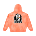 BOOJI ITALY SK8R'S COLLECTION SUNFADED DISTRESSED FLEECE HOODIE