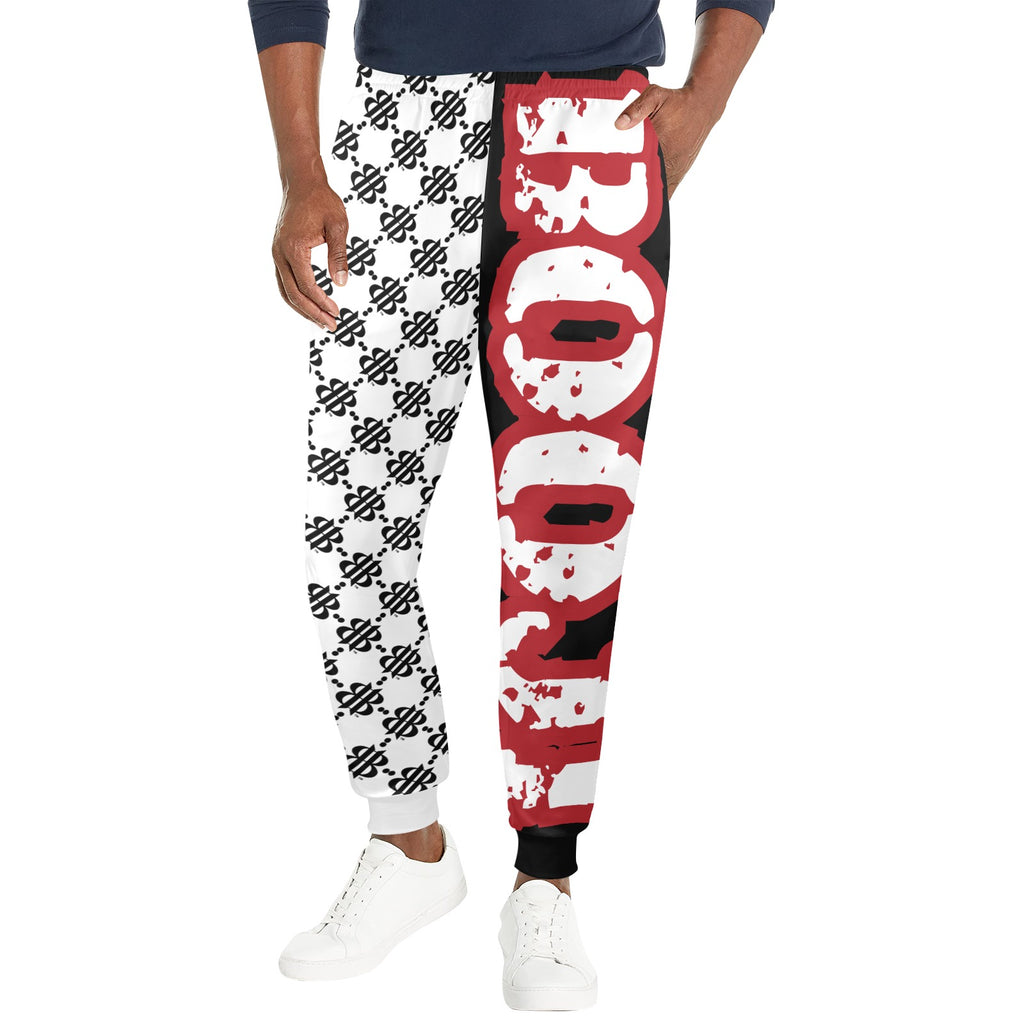 BOOJI LOGO ICON JOGGING PANTS Men's Casual Track Pants (Model L72)