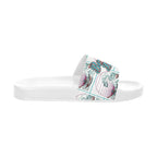 BOOJI ITALY BE A WAVE BEHAVE COLLECTION MEN'S WHITE SOLE SLIDES