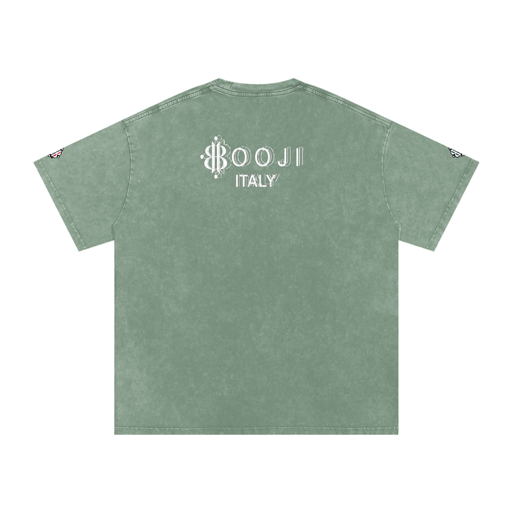 BOOJI ITALY BE A WAVE BEHAVE SNOW WASHED T-SHIRT