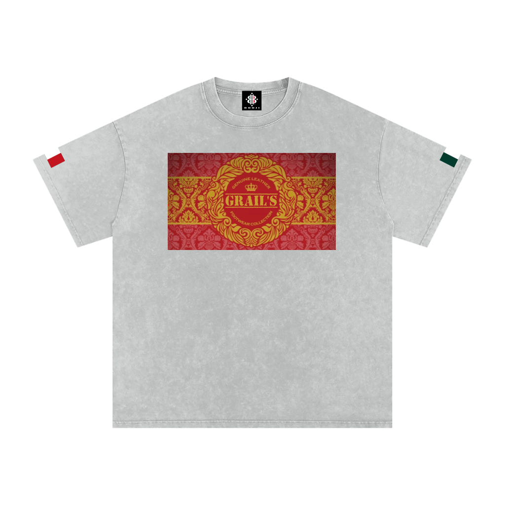 BOOJI ITALY GRAIL'S COLLECTION SNOW WASHED T-SHIRT