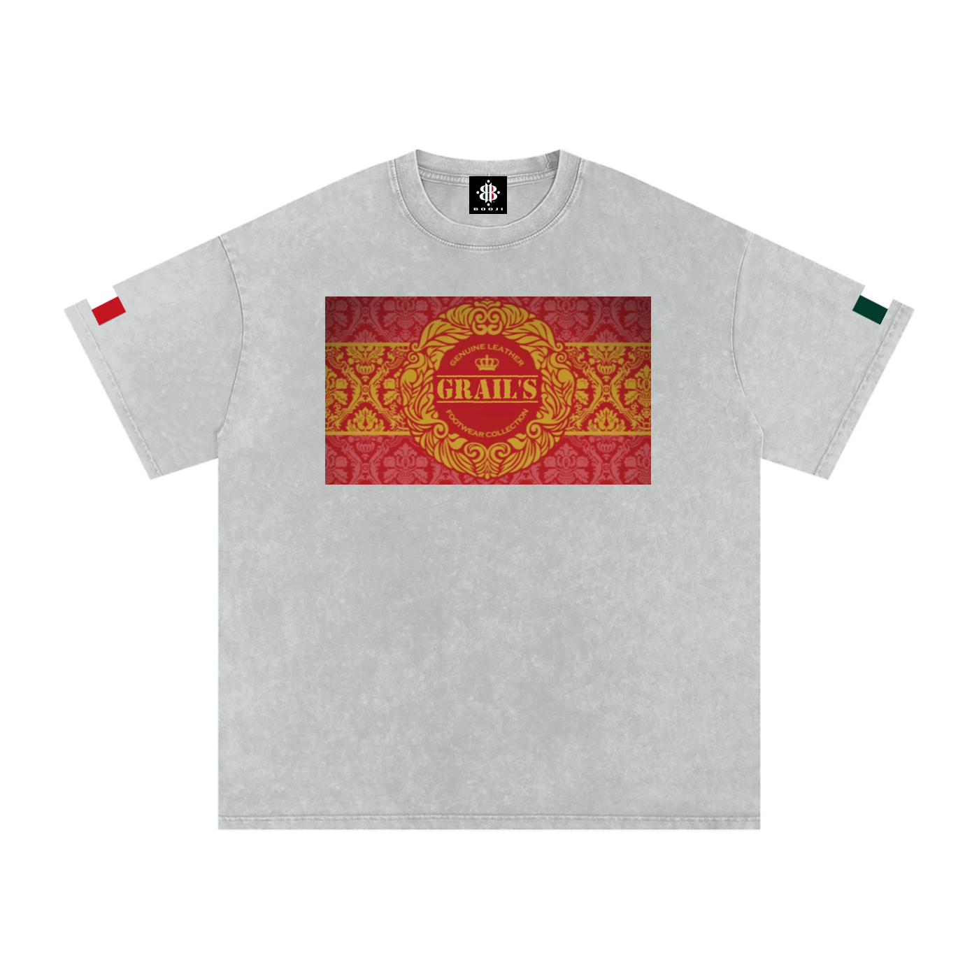 BOOJI ITALY GRAIL'S COLLECTION SNOW WASHED T-SHIRT