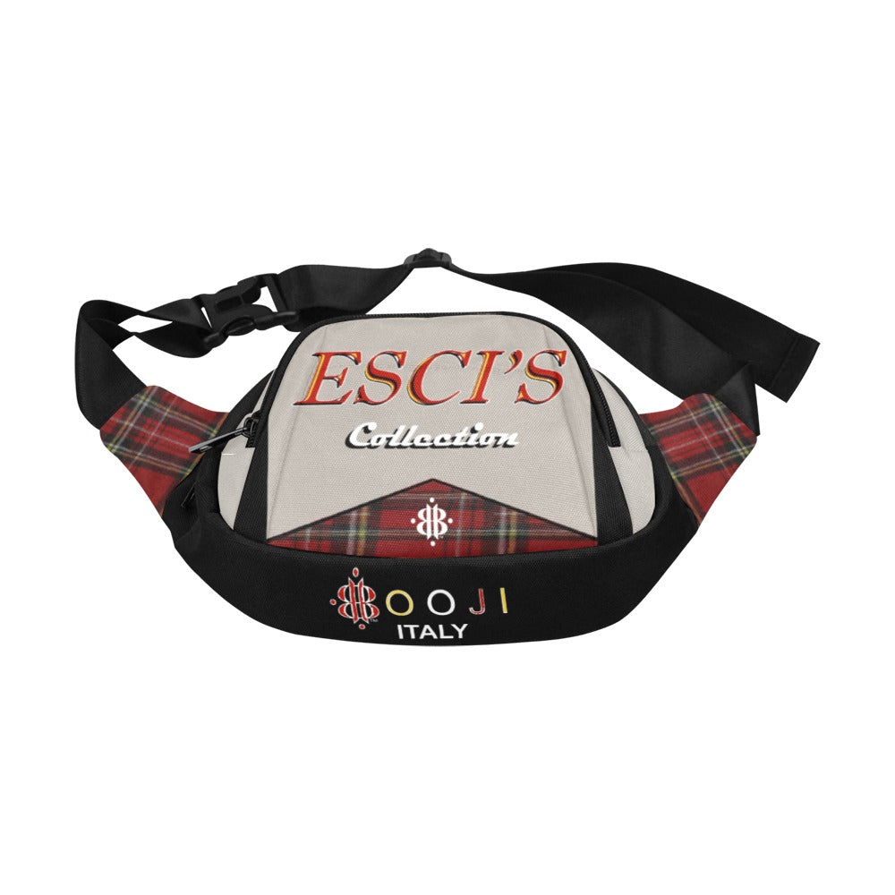 BOOJI ITALY ESCI'S COLLECTION BLACK WAIST BAG
