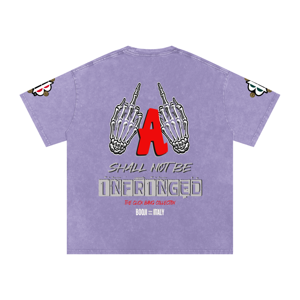 BOOJI ITALY "CLICK BANG COLLECTION" SNOW WASHED T-SHIRT