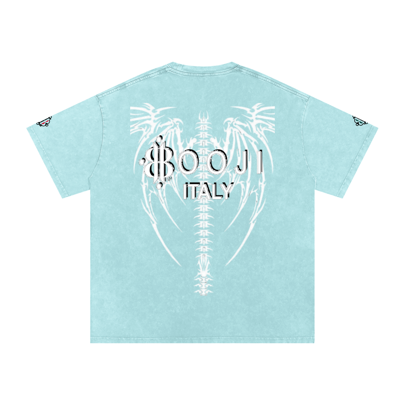 BOOJI ITALY "DXXD IN LOVE" LINE SNOW WASHED T-SHIRT