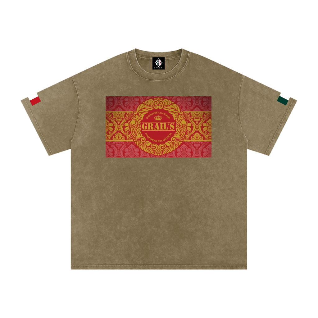 BOOJI ITALY GRAIL'S COLLECTION SNOW WASHED T-SHIRT