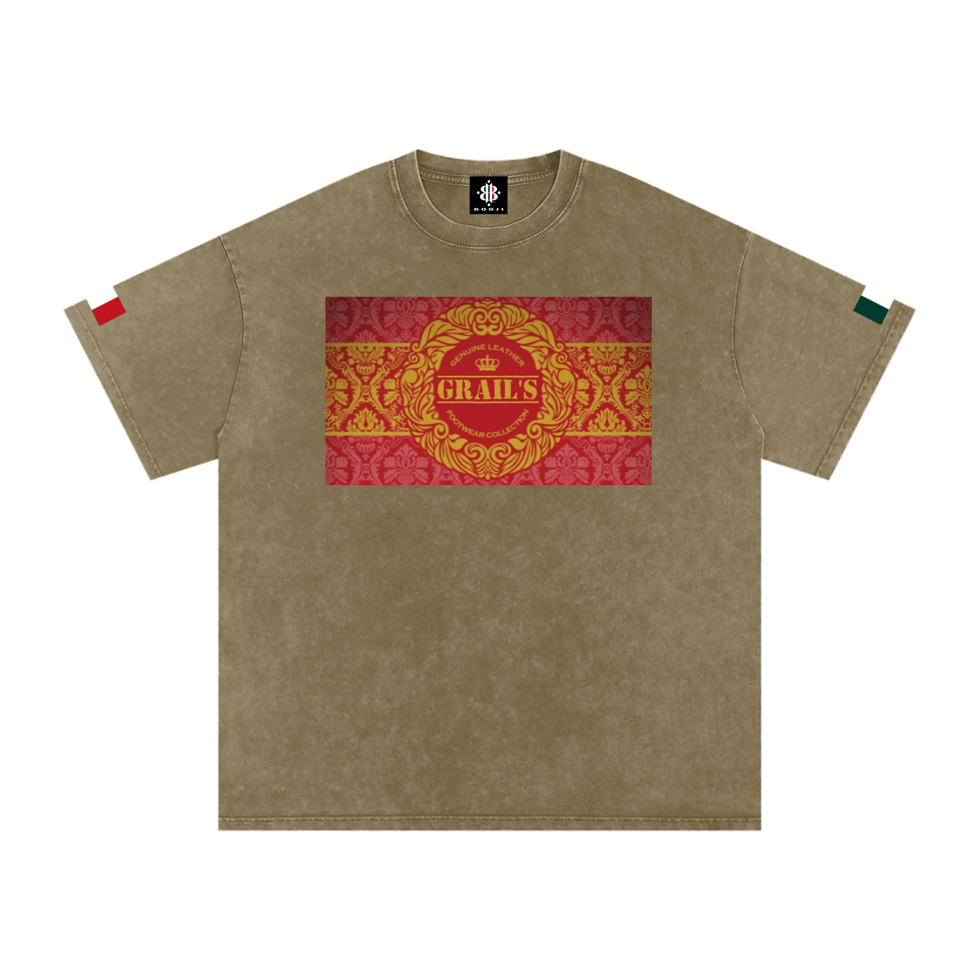 BOOJI ITALY GRAIL'S COLLECTION SNOW WASHED T-SHIRT