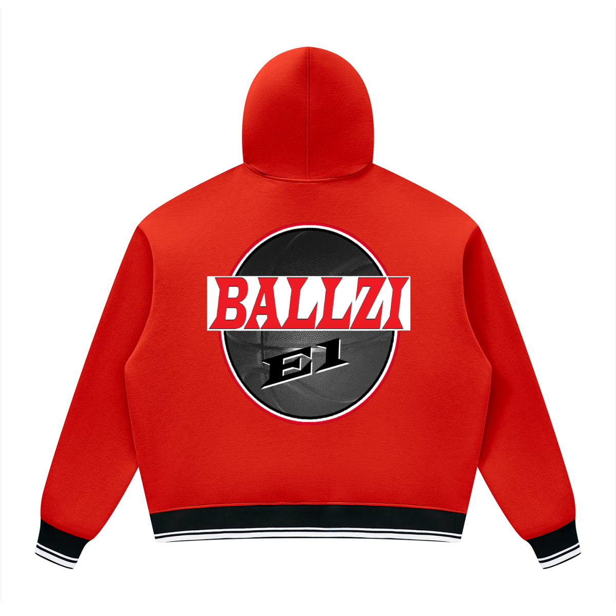 BOOJI ITALY BALLZI E1 COLLECTION COLOR BLOCK FLEECE HOODIE