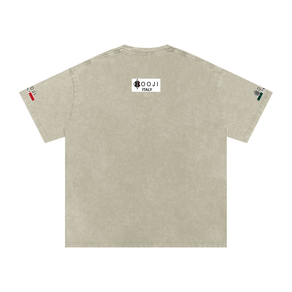 BOOJI ITALY SCARPE DM COLLECTION SNOW WASHED COTTON T-SHIRT