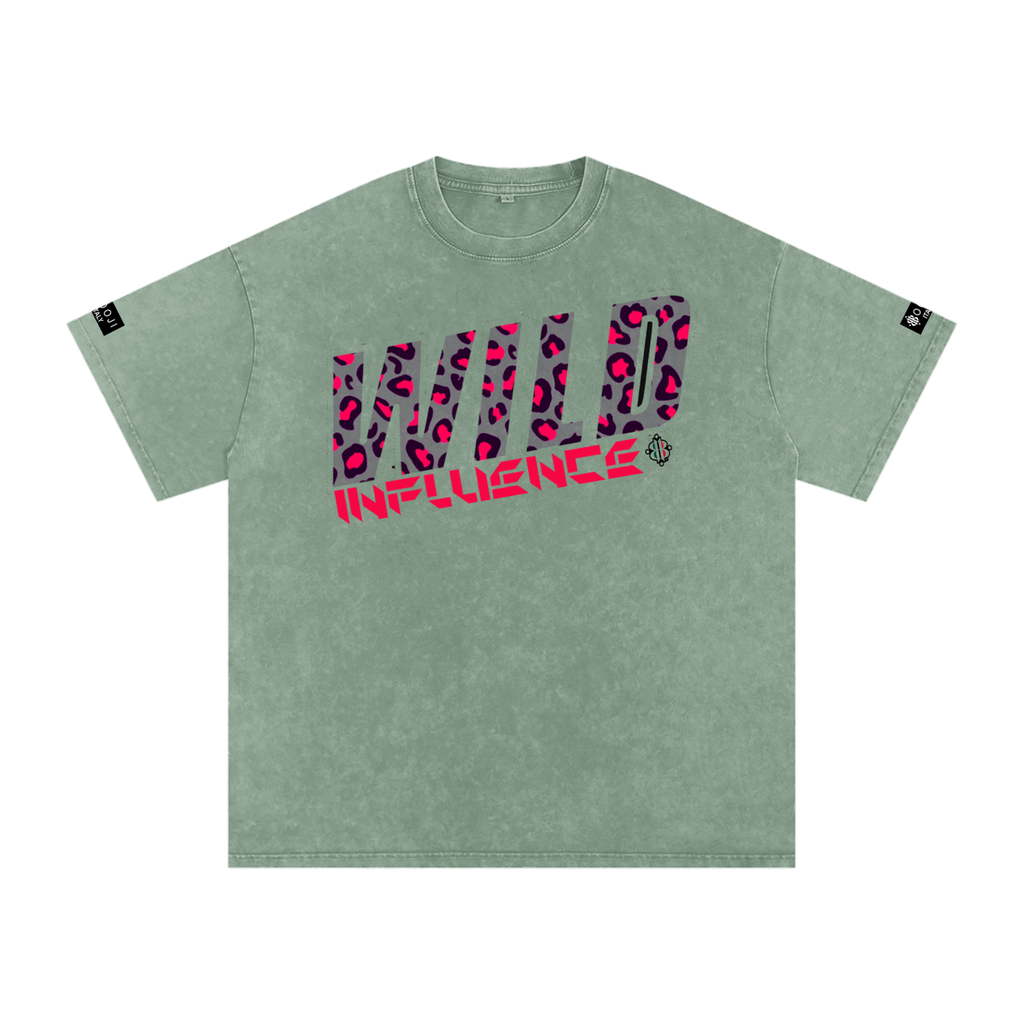 BOOJI ITALY "WILD INFLUENCE" SNOW WASHED T-SHIRT