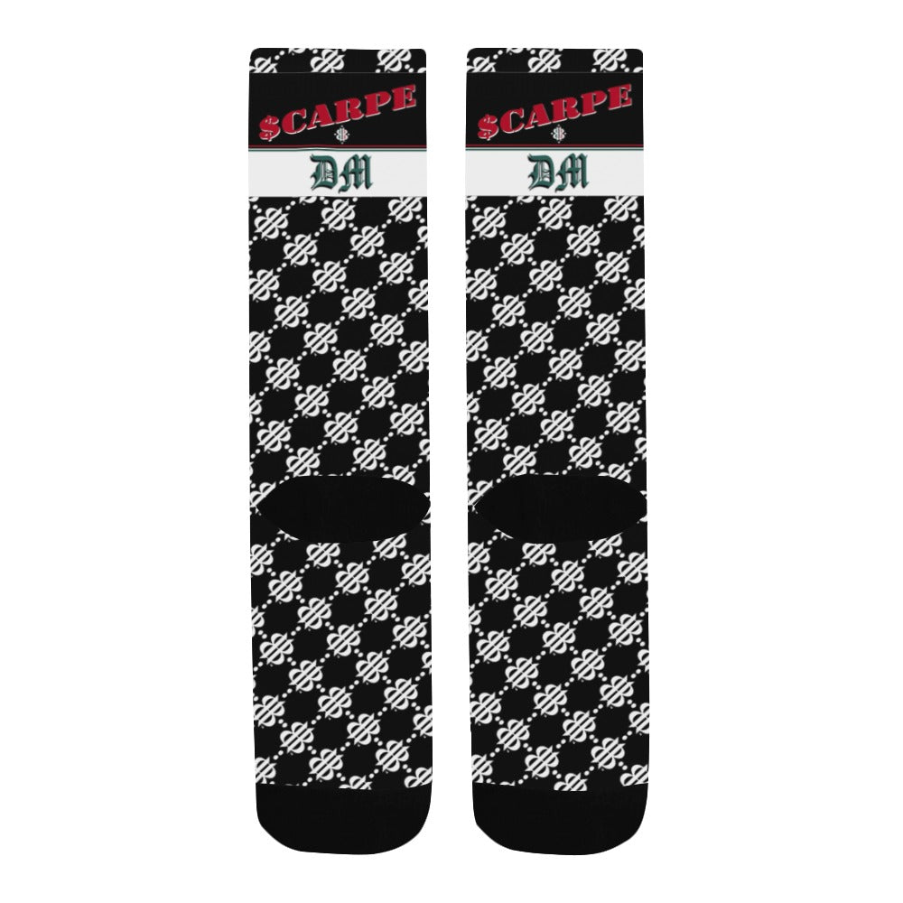 BOOJI ITALY SCARPE DM COLLECTION MEN'S LOGO PATTERN TUBE SOCKS