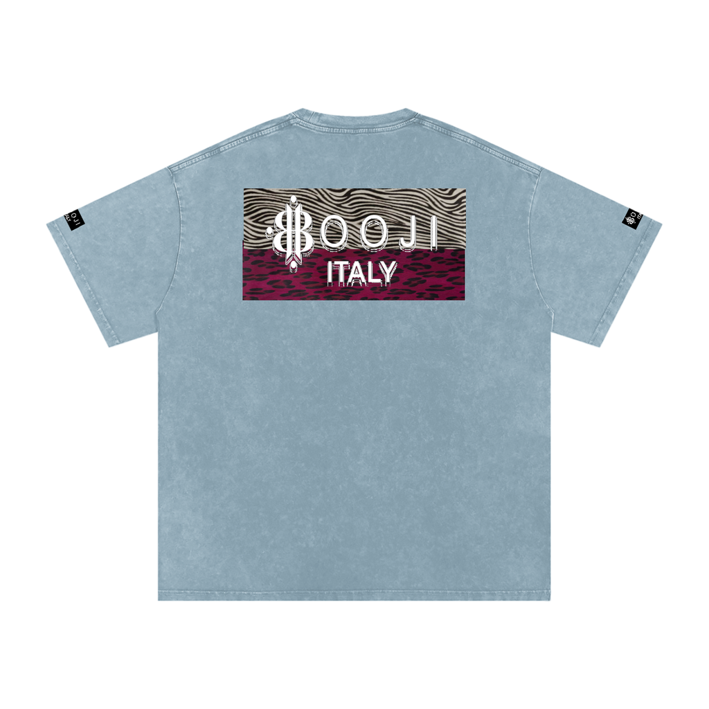 BOOJI ITALY WILD INFLUENCE COLLECTION SNOW WASHED T-SHIRT