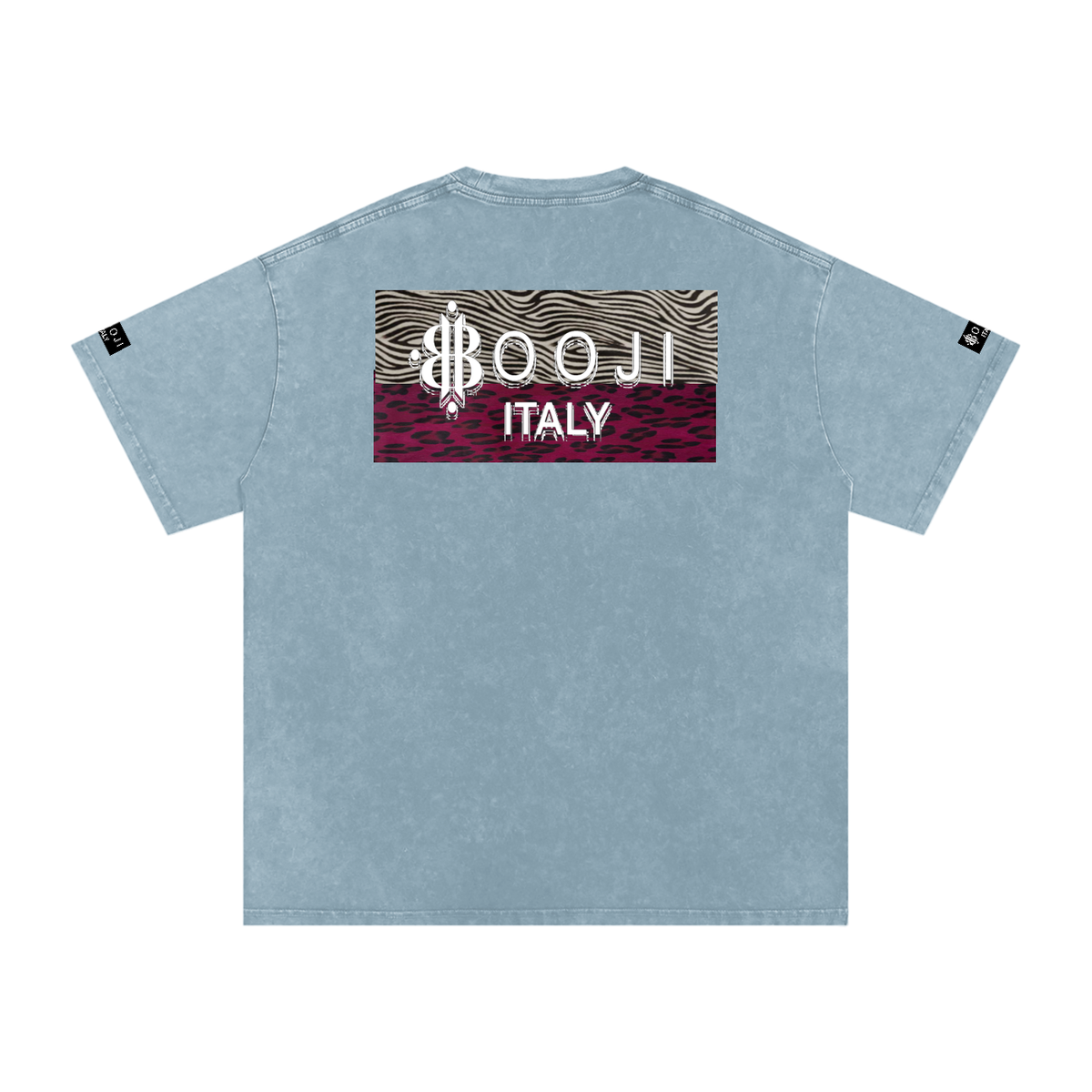 BOOJI ITALY WILD INFLUENCE COLLECTION SNOW WASHED T-SHIRT