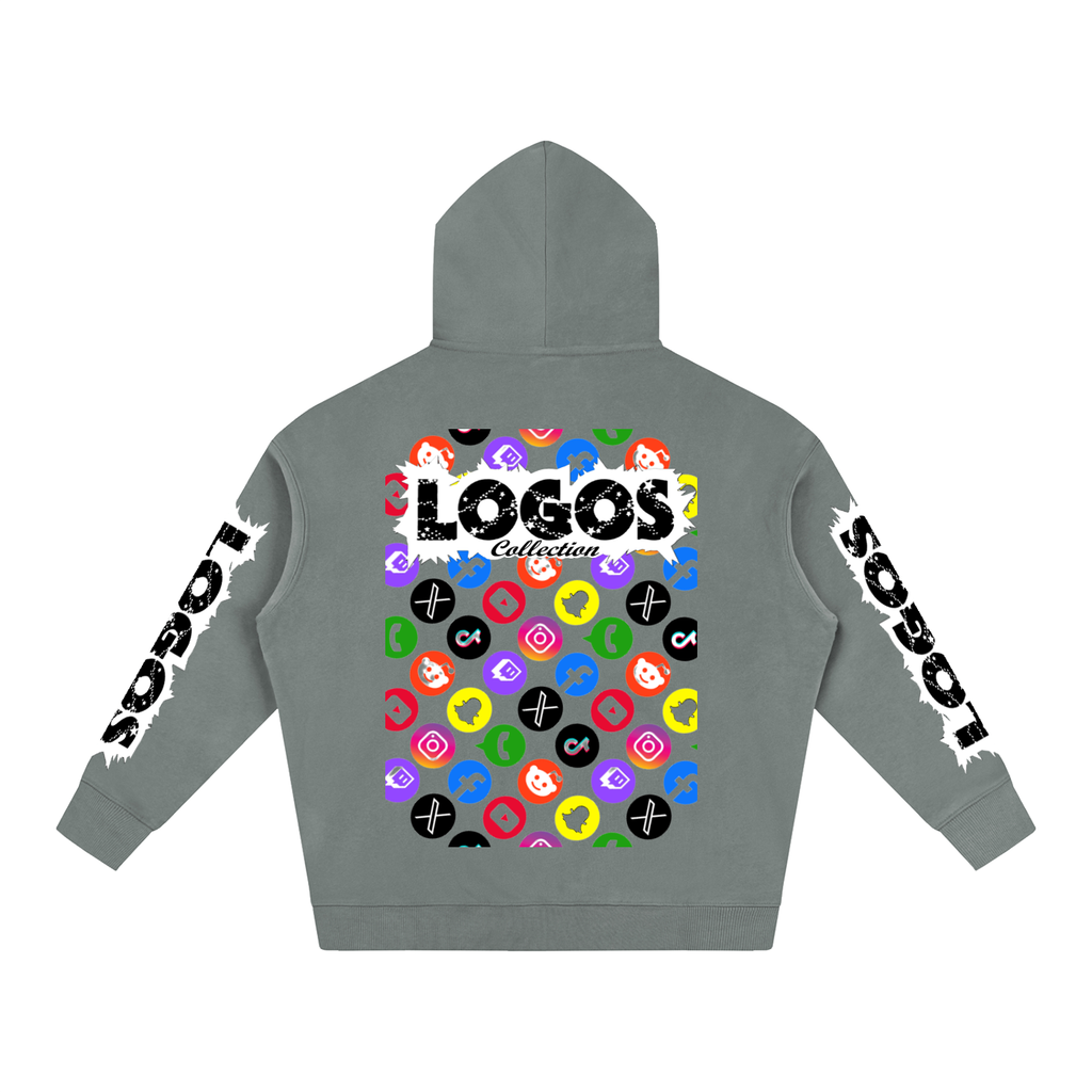 BOOJI ITALY LOGOS COLLECTION COTTON BLEND FLEECE HOODIE