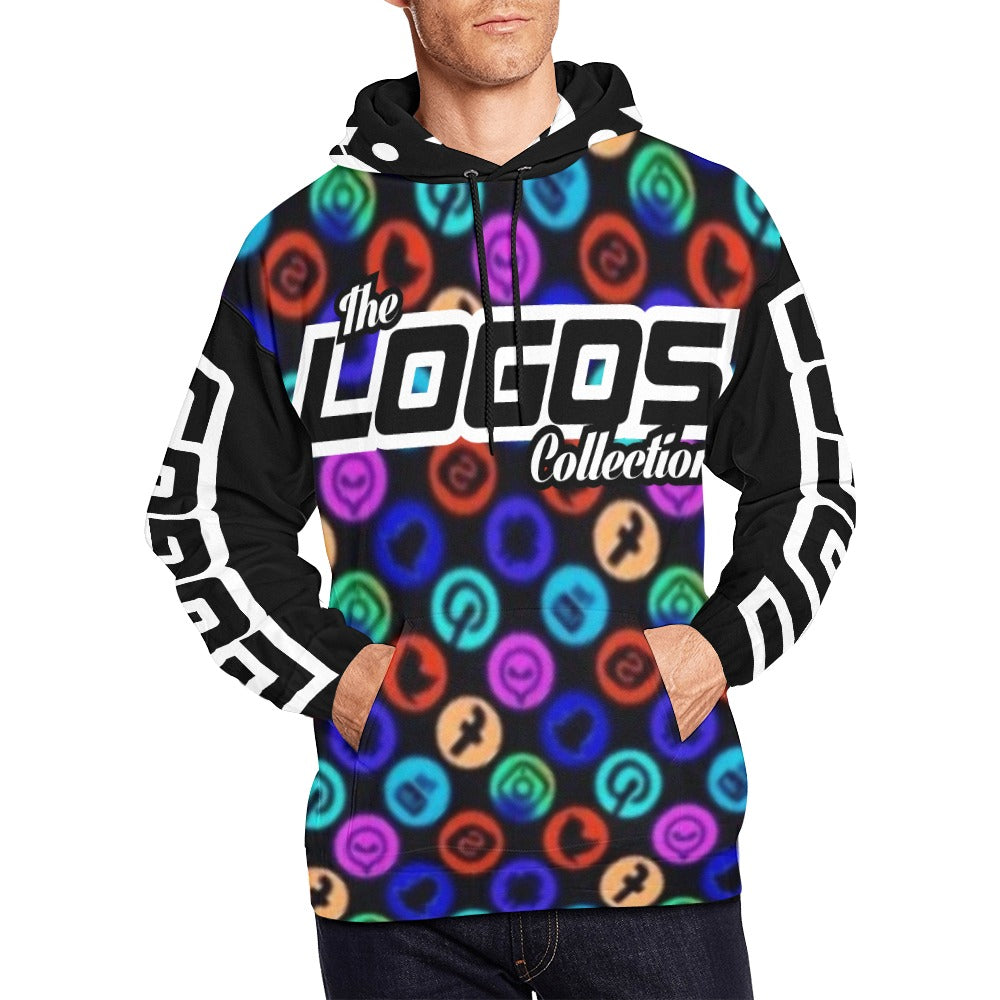 LOGOS INVERT LIMITED EDITION HOODIE Men's All Over Print Hoodie (USA Size) (Model H13)
