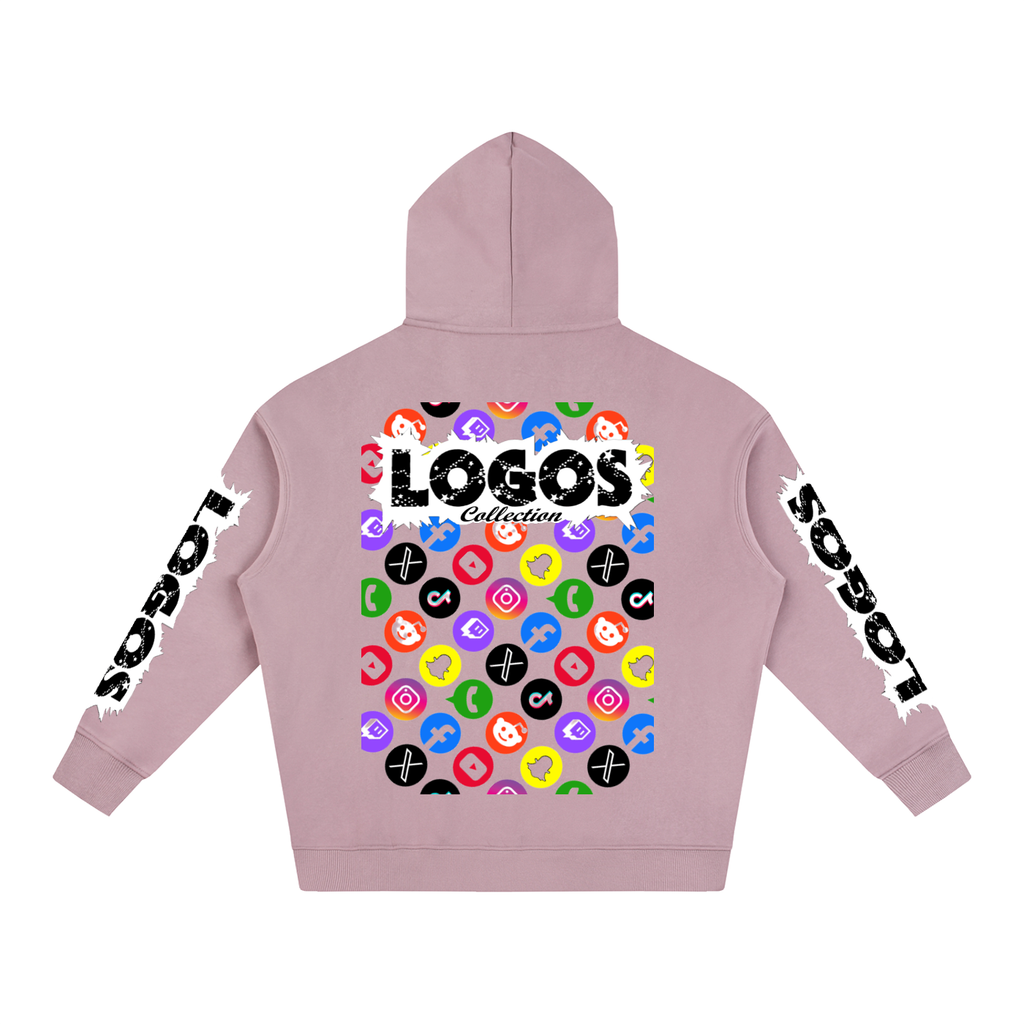 BOOJI ITALY LOGOS COLLECTION COTTON BLEND FLEECE HOODIE
