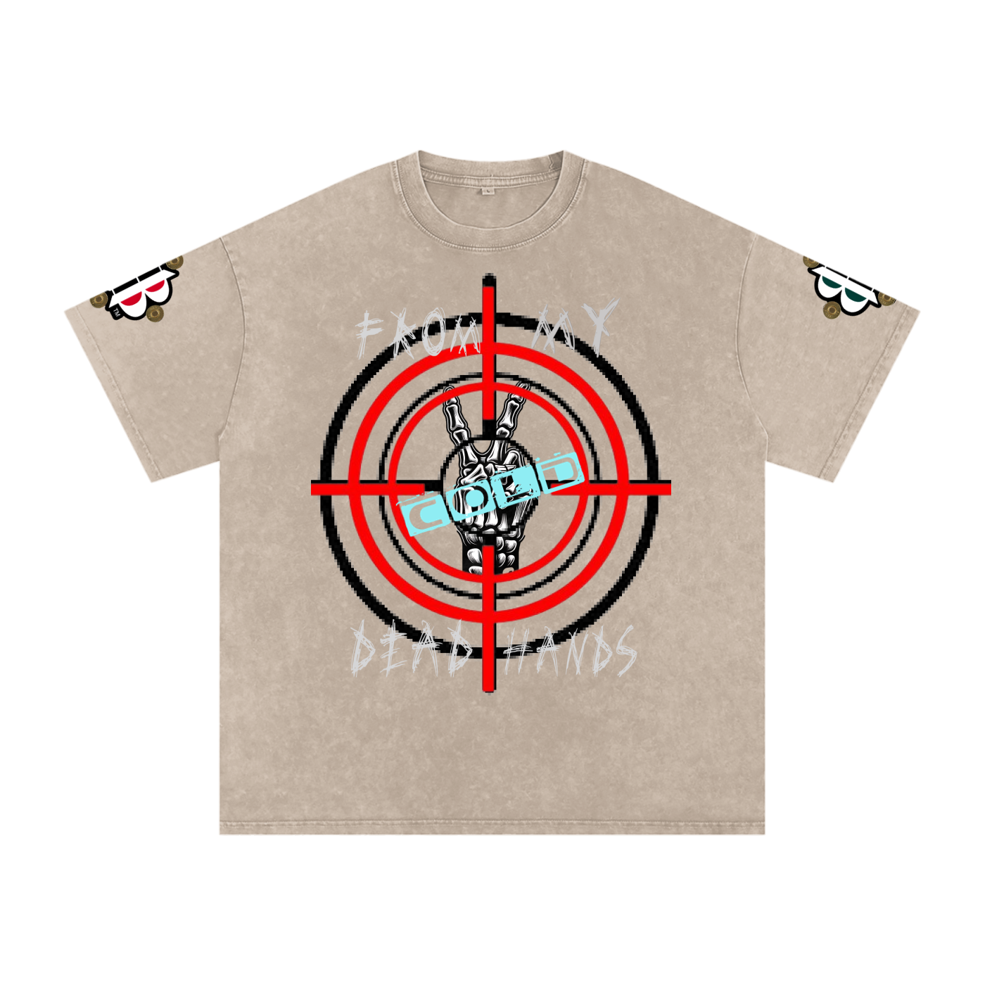 BOOJI ITALY "CLICK BANG COLLECTION" SNOW WASHED T-SHIRT