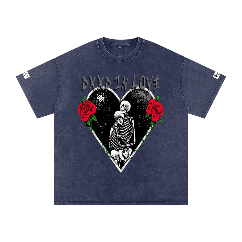 BOOJI ITALY "DXXD IN LOVE" SNOW WASHED T-SHIRT
