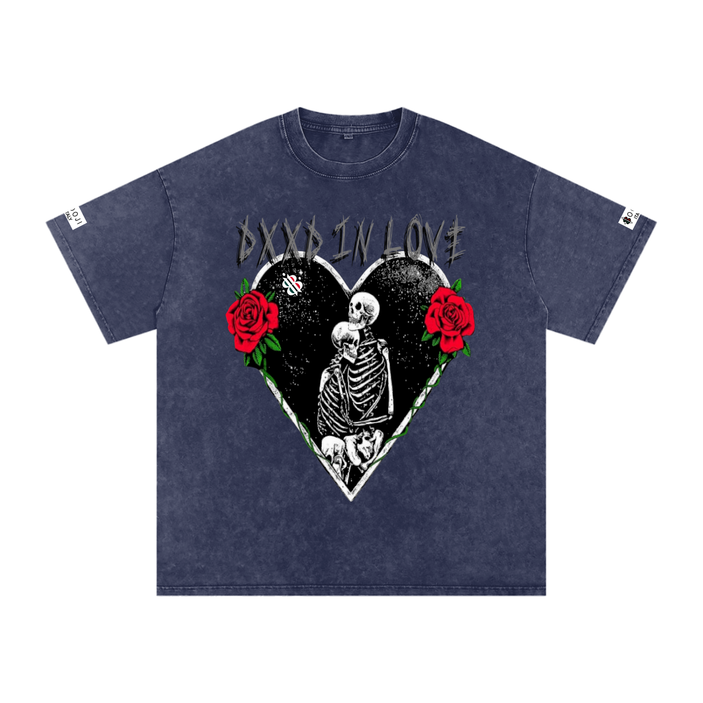 BOOJI ITALY "DXXD IN LOVE" SNOW WASHED T-SHIRT