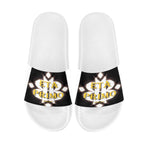 BOOJI ITALY ETA PRIMO COLLECTION LOGO WOMEN'S WHITE SOLE SLIDES