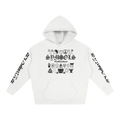 BOOJI ITALY SYMBOLS COLLECTION WHITE COTTON HOODIE