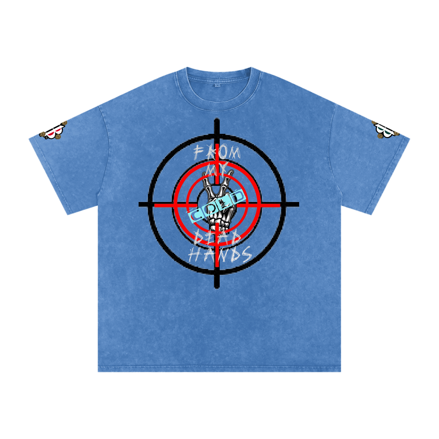 BOOJI ITALY CLICK BANG COLLECTION MENS SNOW WASHED T-SHIRT
