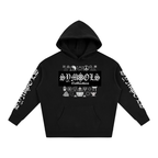 BOOJI ITALY SYMBOLS COLLECTION BLACK COTTON HOODIE