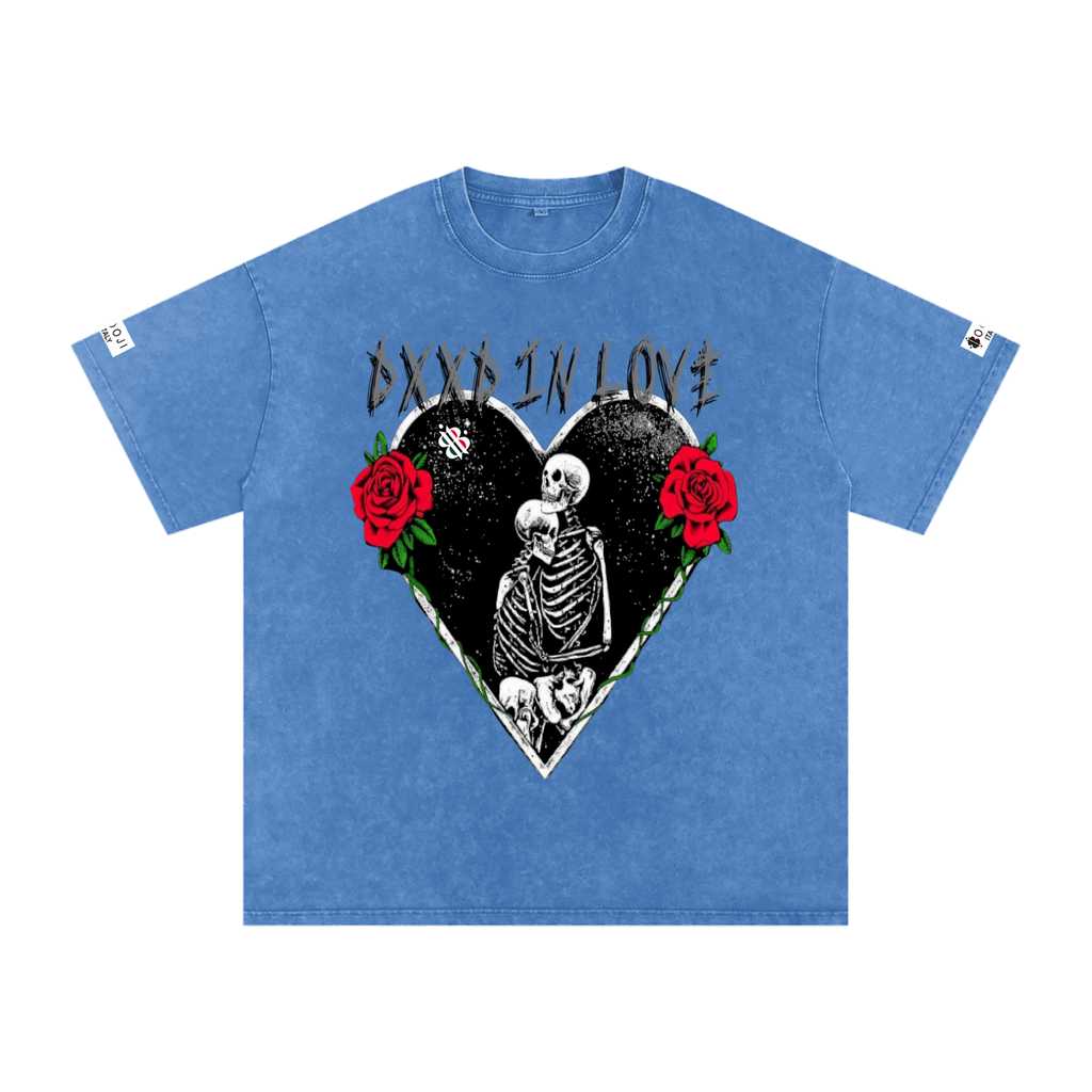 BOOJI ITALY "DXXD IN LOVE" SNOW WASHED T-SHIRT