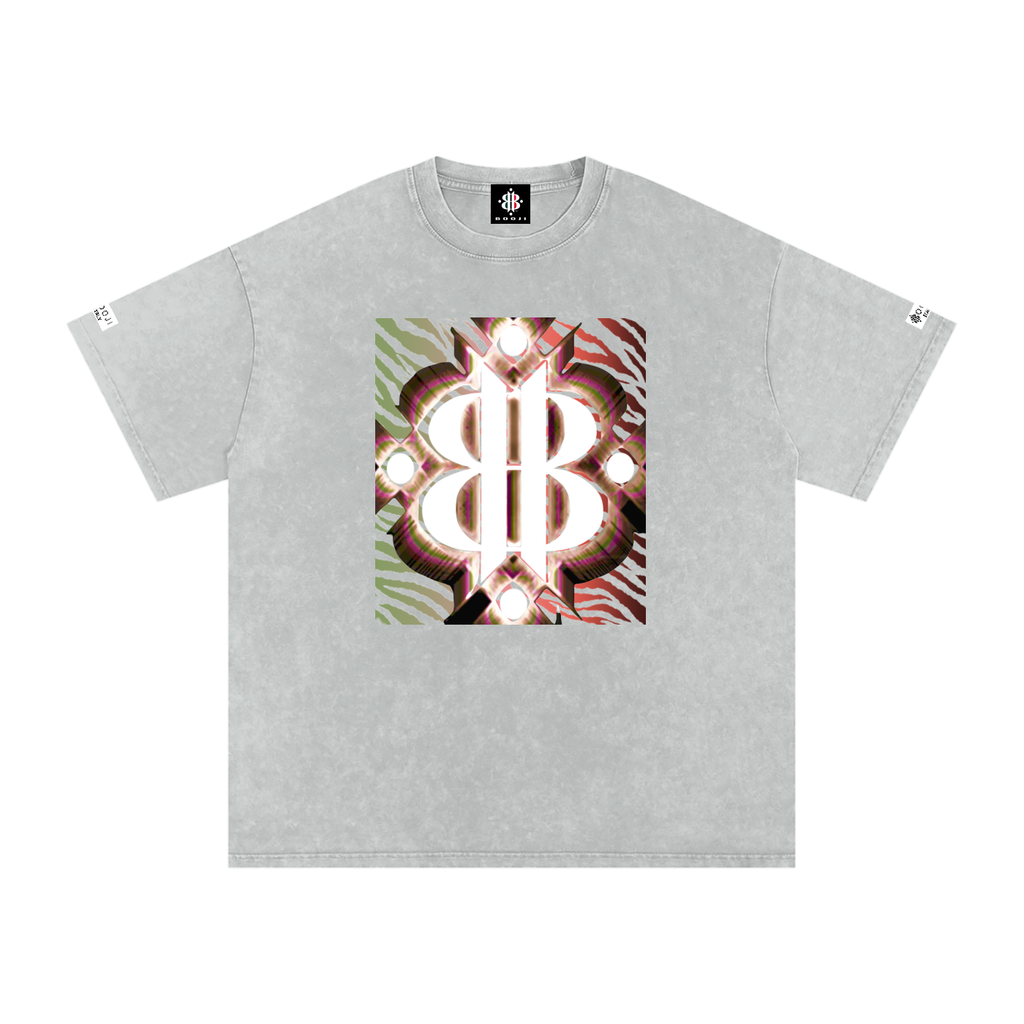 BOOI ITALY WILD INFLUENCE KNIFED SNOW WASHED T-SHIRT