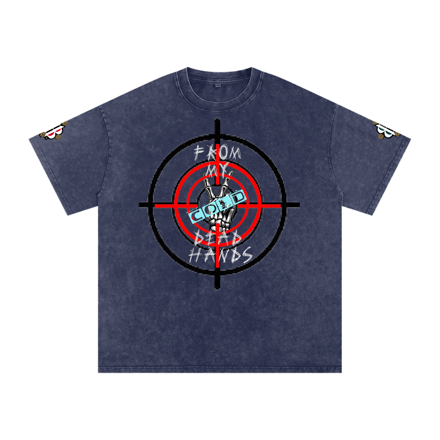 BOOJI ITALY CLICK BANG COLLECTION MENS SNOW WASHED T-SHIRT