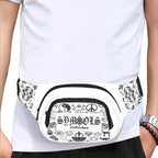 BOOJI ITALY SYMBOLS COLLECTION WHITE WAIST BAG