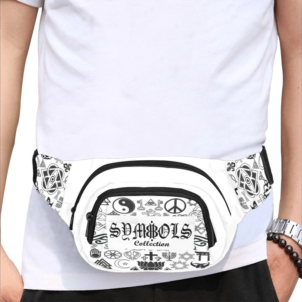 BOOJI ITALY SYMBOLS COLLECTION WHITE WAIST BAG