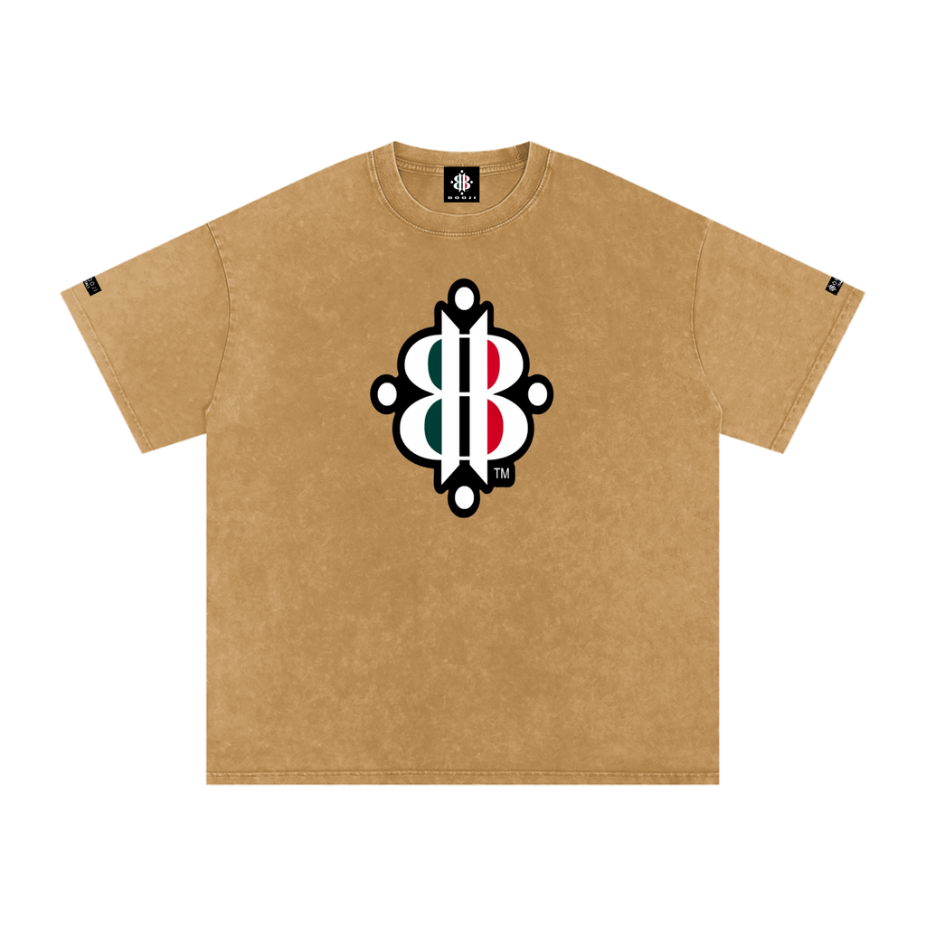 BOOJI ITALY FLY DENIM MFR. COLLECTION SNOW WASHED T-SHIRT