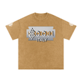 BOOJI ITALY SHARP "SUPER POSITION" LINE SNOW WASHED T-SHIRT