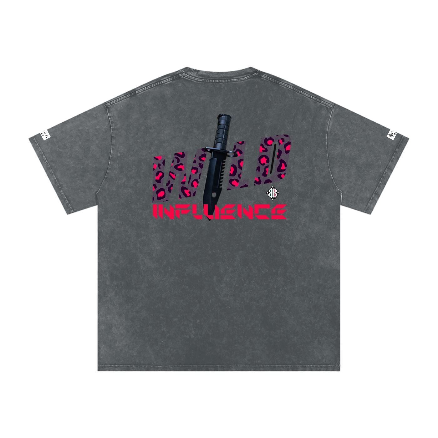 BOOI ITALY WILD INFLUENCE KNIFED SNOW WASHED T-SHIRT